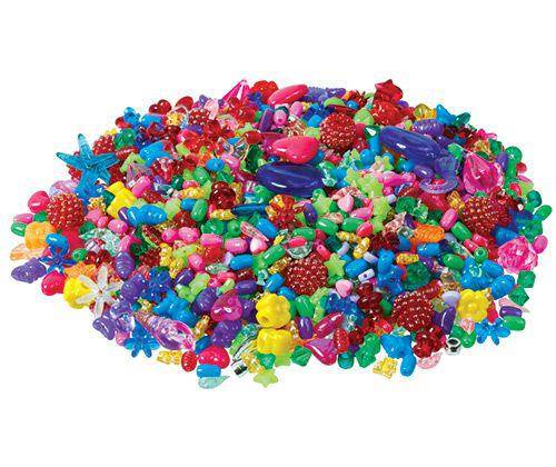 Craft Beads Assorted 250g