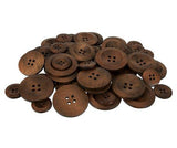 Wooden Buttons Asstorted Pack of 50