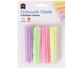 Chalk-Sidewalk Fluorescent Pack of 4