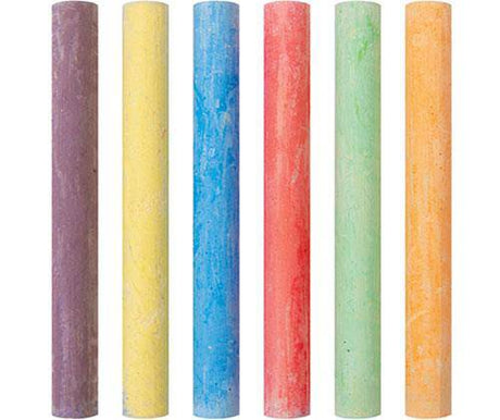 Coloured Chalk Pack of 12