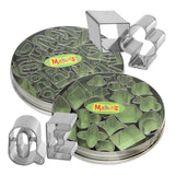 Metal Cutters in Round Tin