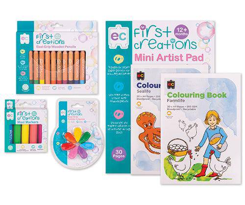 First Creations Drawing and Colouring Set