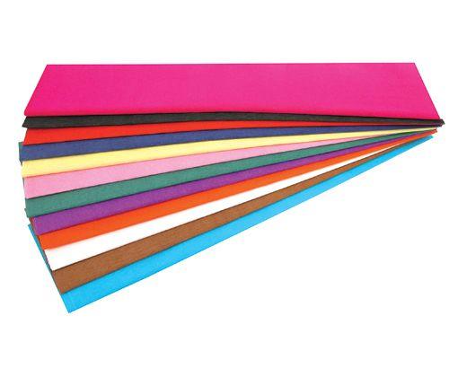 Crepe Paper Coloured Pack of 12