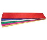 Crepe Paper Metallic Colours 50 x 100cm Pack of 6