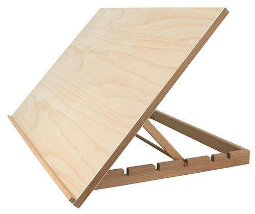 Wooden Drawing Board and Stand