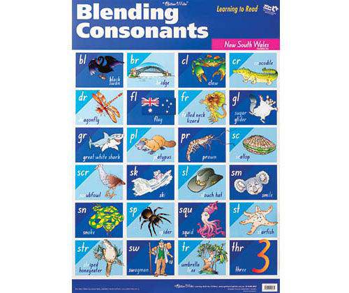 Blending Consonants NSW Wall Chart