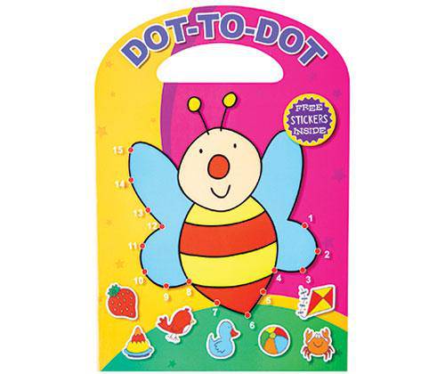 Dot-to-dot Carry Book 24pp includes 24 stickers