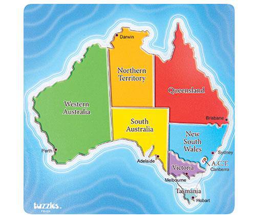 Map of Australia Puzzle