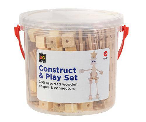 Natural Construct & Play Jar 300 Pieces