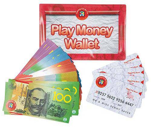 Play Money Wallet and Credit Cards