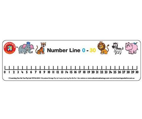 Student Number Line 0-30 Hangsell