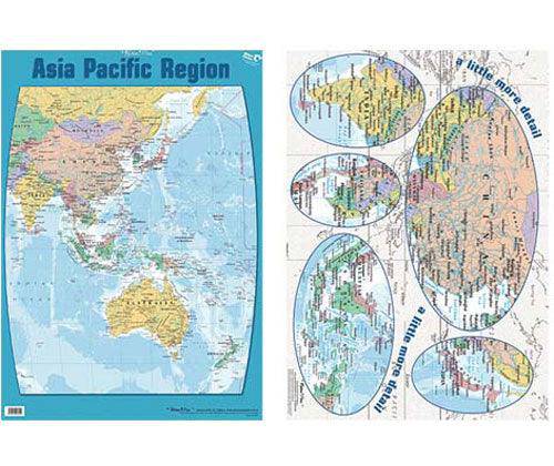 Wall Chart Asia Pacific Region (Double-Sided)