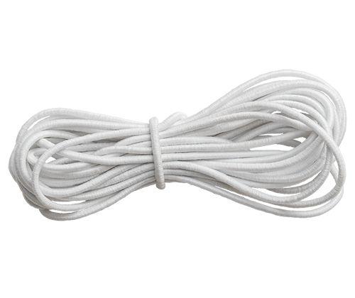 Hat Elastic 2mm x 200m White