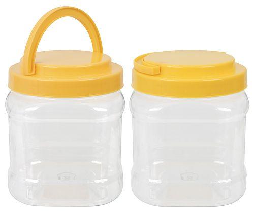 Clear Jar with Screw on Lid 1.5L