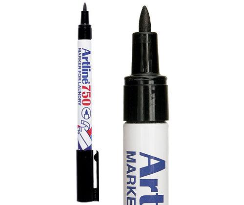 Artline Laundry 750 Marker 0.7mm Black