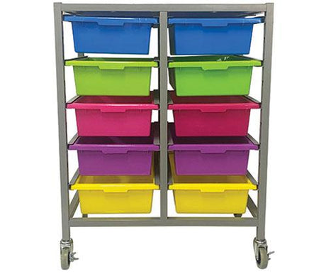 Double Tote Tray Trolley Frame Plus Bonus