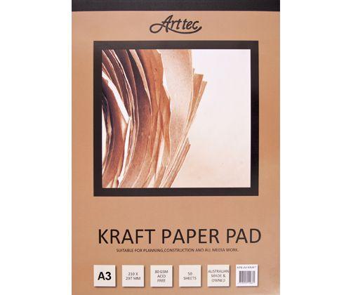 Kraft Paper Pad 80gsm A3 50 Sheets