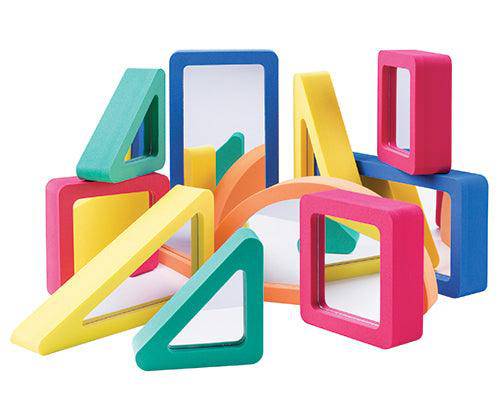 Safety Mirror Blocks Assorted Pack of 10 | Zart