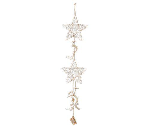 Natural Mesh Star 12cm Pack of 10