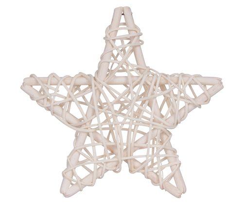 Natural Mesh Star 12cm Pack of 10