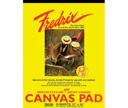 Canvas Pad 12 x 16" 10 sheet