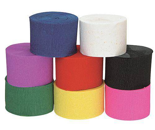 Crepe Streamers Pack of 48