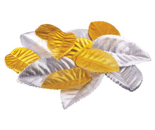 Mini Craft Leaves Metallic Pack of 60