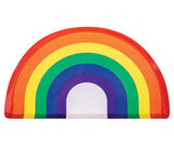 Rainbow Semi-Circle Plates Pack of 8