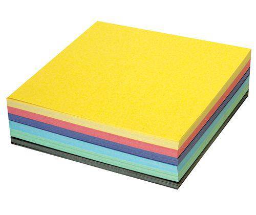 Kinder Paper Coloured Squares Gloss Heavyweight