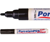 Porcelain Markers Black Pack of 6