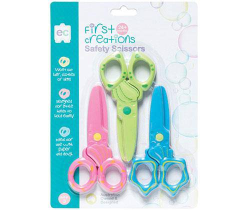 Safety Scissors Set of 3