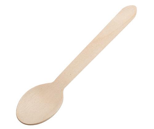 Wooden Spoon 16cm Natural Pack of 100