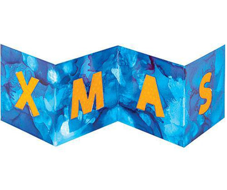 Xmas Cut-Out Cards Kraft and White Pack of 10 - Zart