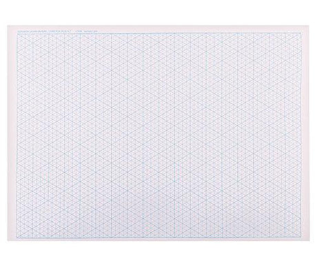 Isometric Grid Paper Pad A3 50 Sheets