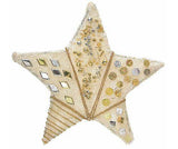 Christmas Fibre Stars 17cm Pack of 10