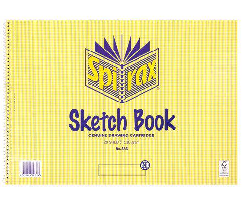 Sketch Drawing Pad Spiral Bound 110gsm