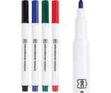 Whiteboard Markers Thin Set of 4