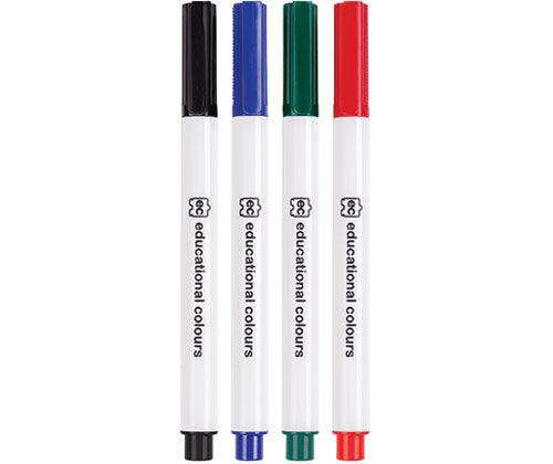 Whiteboard Markers Thin Set of 4