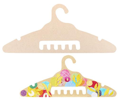 Fibre Board Coat Hangers Pack of 5