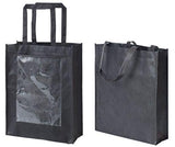 Black Eco Bag with Display Pocket Small Pack of 10