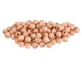 Beads Wooden Natural Pack of 100