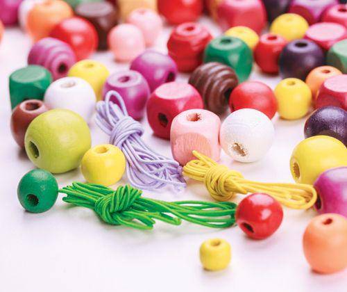 Basics Wooden Beads 575g