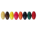 Beads Wooden Oval 14x25mm Assorted Pack of 100