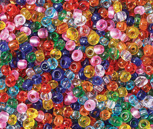 Coloured Glass Seed Beads 100g