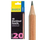 Zart Basics Blacklead Pencils Pack of 20