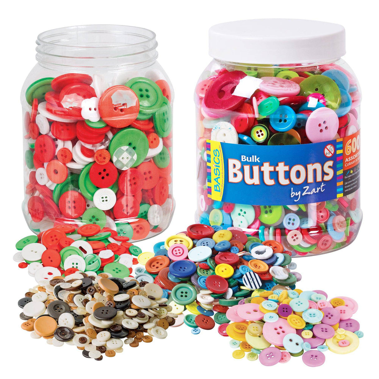 Zart Basics Buttons 600g