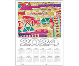 Calendar Blanks Lightweight A3 2024 Pack of 10