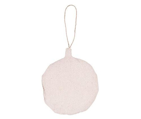 Pre-Stuffed Calico Round Bauble Pack of 10