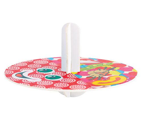 Cardboard Spinning Tops Pack of 30