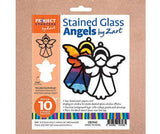 Stained Glass Angels Pack of 10